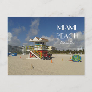 Miami Beach Lifeguard Ocean Patrol #05 Postcard