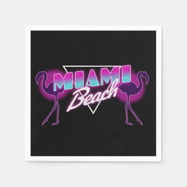 Miami beach napkin (Front)