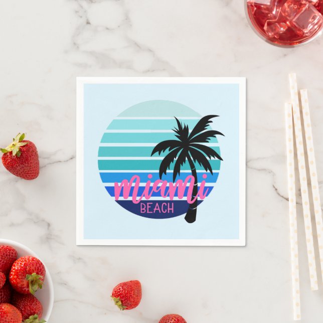 Miami Beach  Napkin (Insitu)