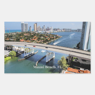 Miami Beach panoramic view Sticker