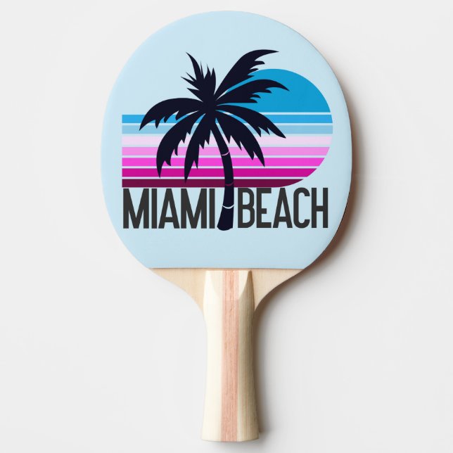 Miami Beach   Ping Pong Paddle (Front)