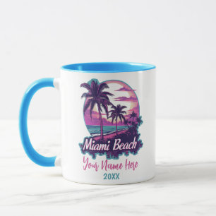 Miami Beach Retro Mug