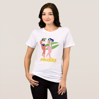 miami beach tshart Tri-Blend shirt