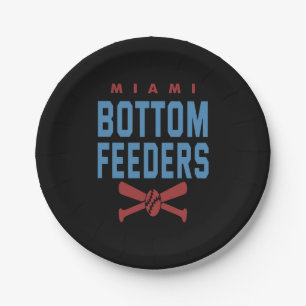 Miami Bottom Feeders Baseball Gift Philadelphia Paper Plate