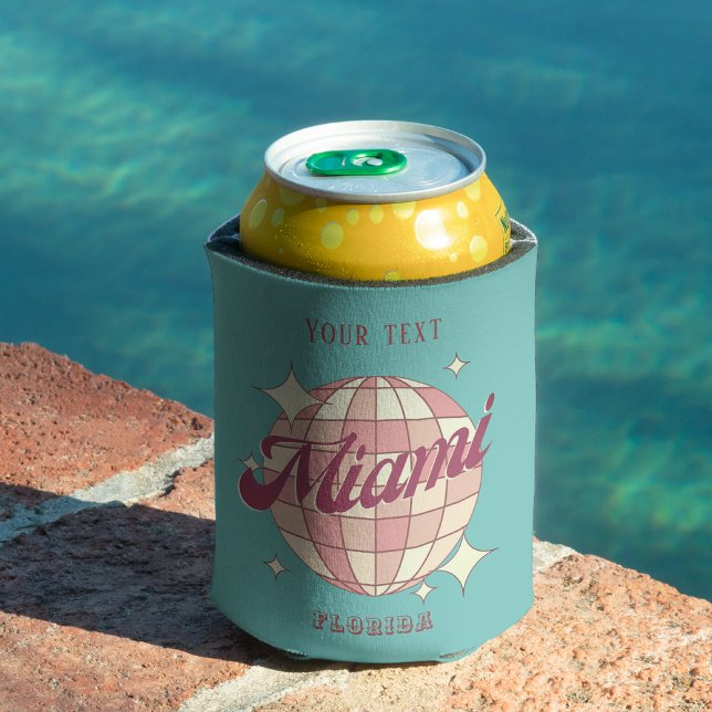 Miami City Florida party nightlife beach Can Cooler (Creator Uploaded)