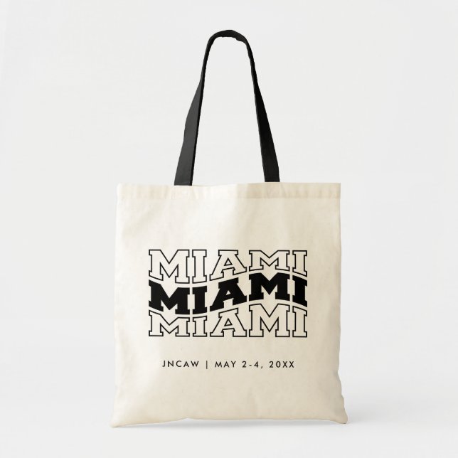 Miami Convention Welcome Bag Salon Sac fourre-tout (Devant)