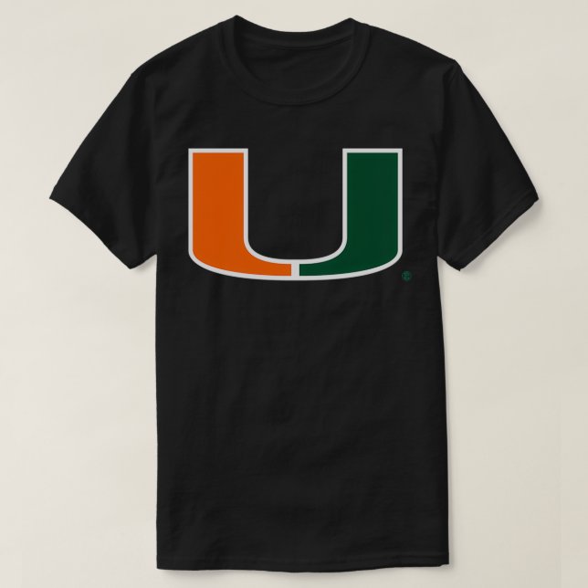 Miami Fla HURRICANES CORAL GABLES FL T-Shirt (Design Front)