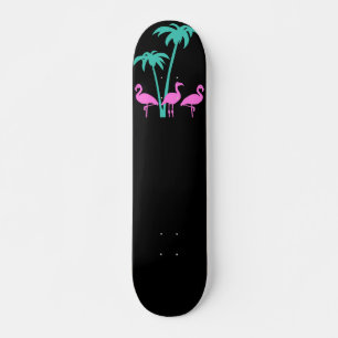 Miami Flamingos Skateboard