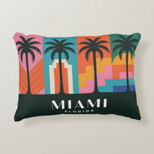 Miami Florida Accent Pillow