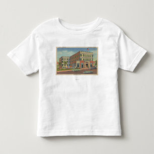Miami, Florida - Exterior View of Hotel Astor Toddler T-shirt