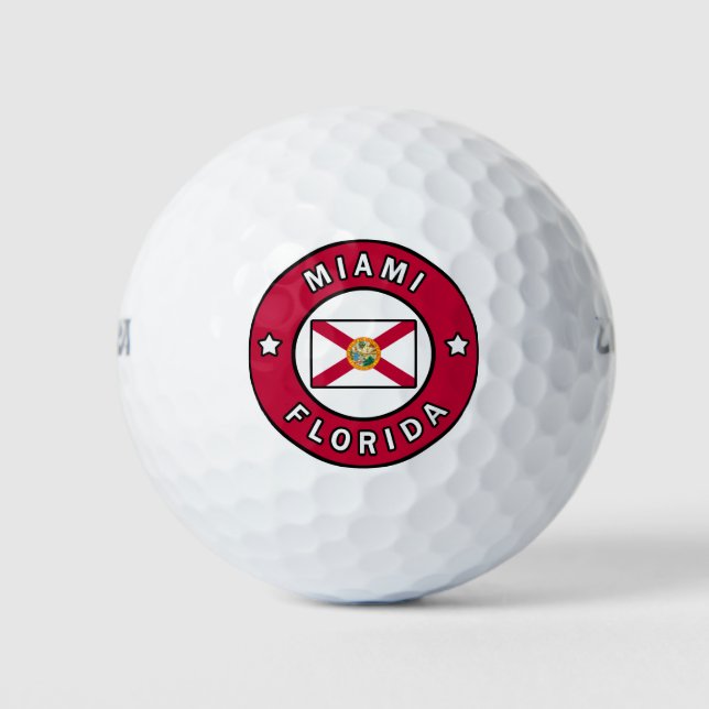 Miami Florida Golf Balls (Front)