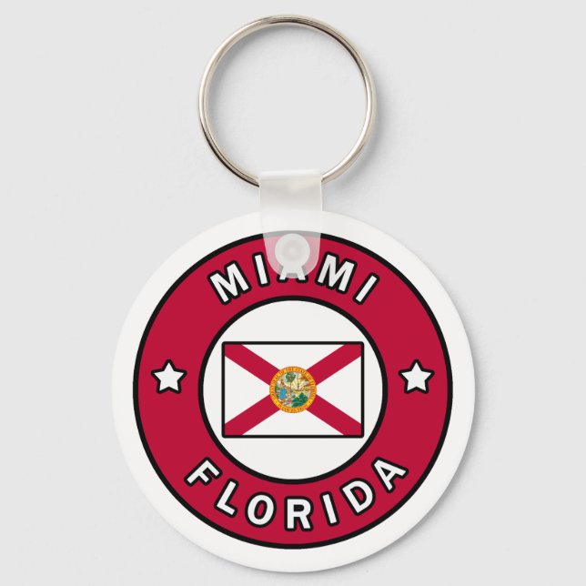 Miami Florida Keychain (Front)