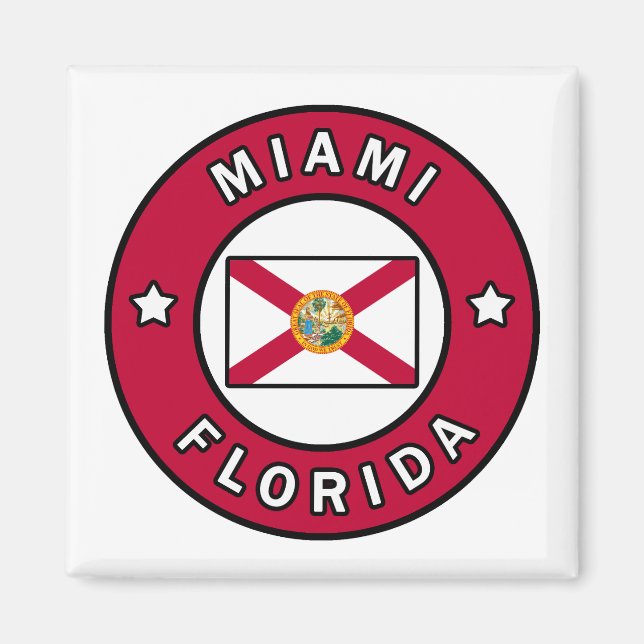 Miami Florida Magnet (Front)