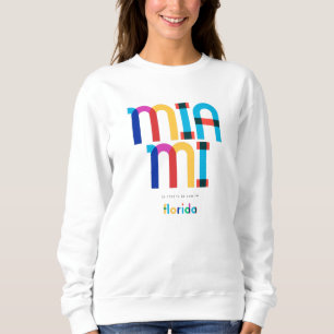 Miami Florida Mid Century, Pop Art, Sweatshirt
