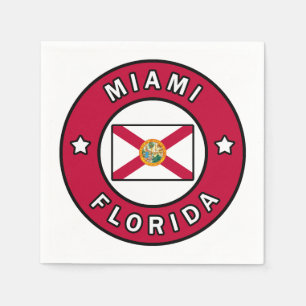 Miami Florida Napkin
