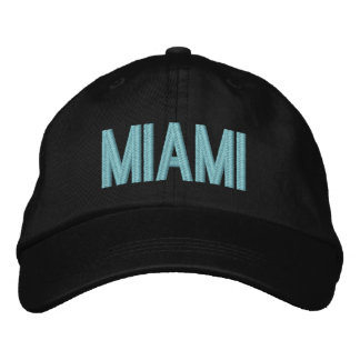 Miami Florida Personalized Adjustable Hat