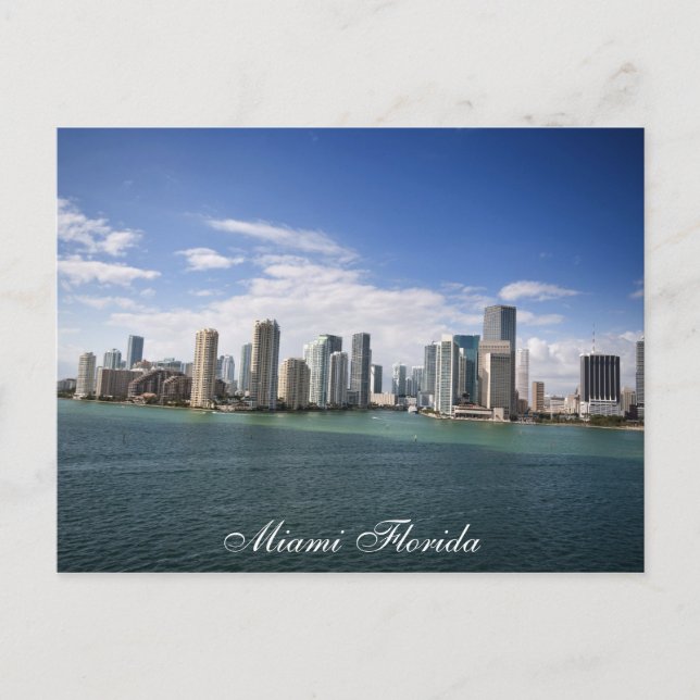Miami Florida Postcard (Front)
