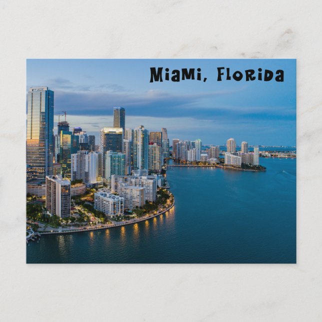 Miami Florida Postcard (Front)