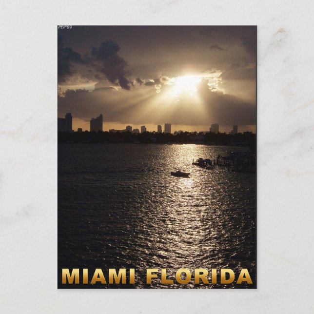 Miami, Florida Postcard (Front)