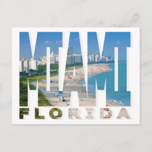 Miami, Florida Postcard