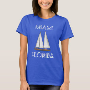 Miami Florida Sailing T-Shirt