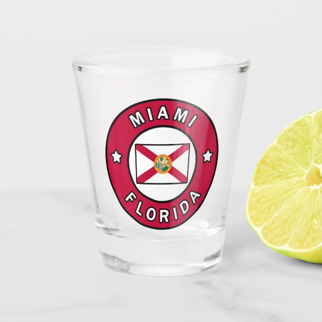 Miami Florida Shot Glass (Front)