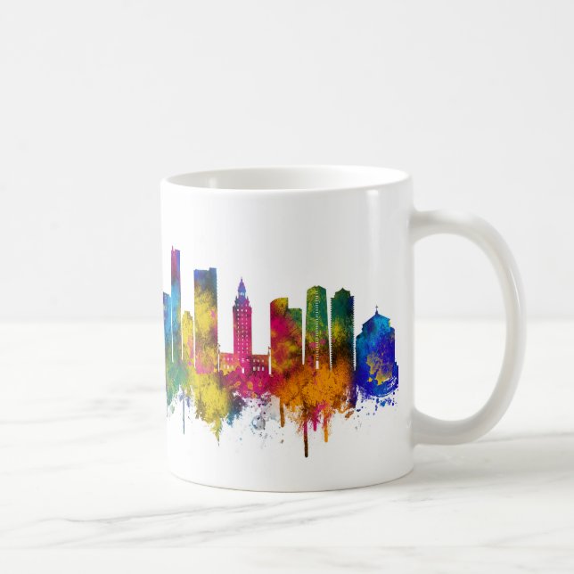 Miami Florida Skyline Coffee Mug (Right)