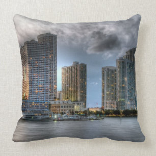 Miami, Florida Throw Pillow