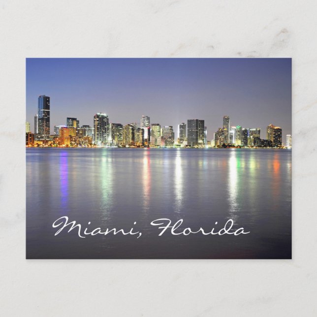 Miami, Florida, U.S.A. Postcard (Front)