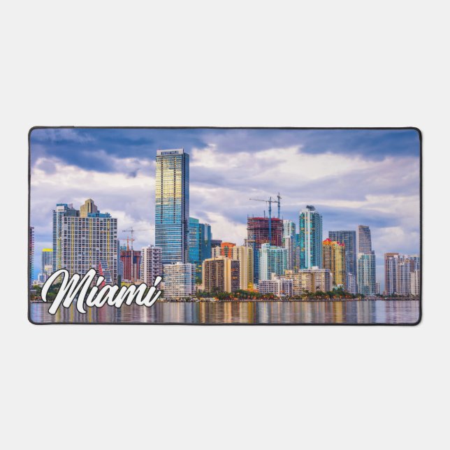 Miami, Florida, United States Desk Mat (Front)