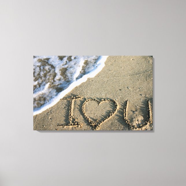 Miami, Florida, USA. I love you Canvas Print (Front)