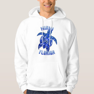 Miami Florida Vacation Tribal Turtle Hoodie