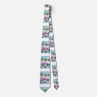Miami Florida Vintage travel poster Tie