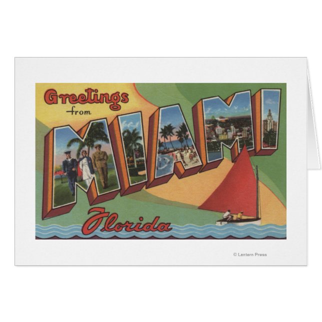 Miami, FloridaLarge Letter ScenesMiami, FL 2 (Front Horizontal)