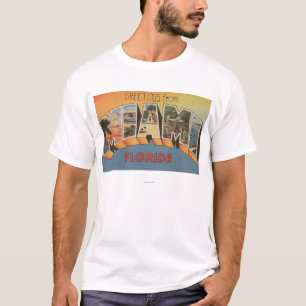 Miami, FloridaLarge Letter ScenesMiami, FL T-Shirt