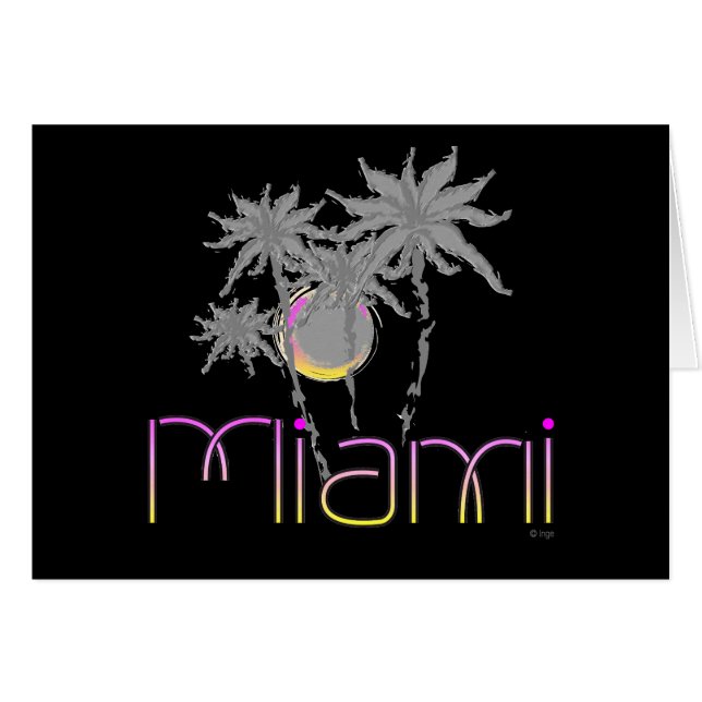 Miami, Floride Palms Cool (Devant horizontal)