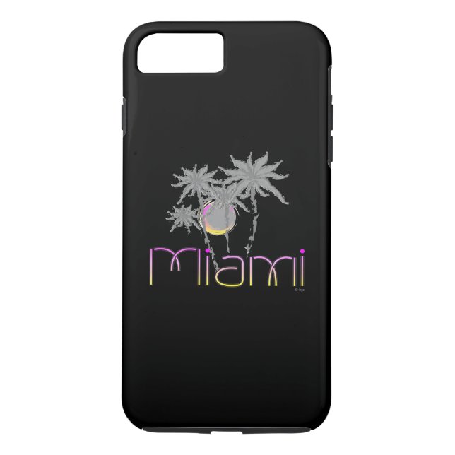 Miami, Floride Palms Cool iPhone 7 Coque (Dos)