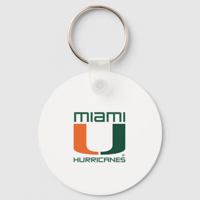 Miami Hurricanes Keychain (Front)