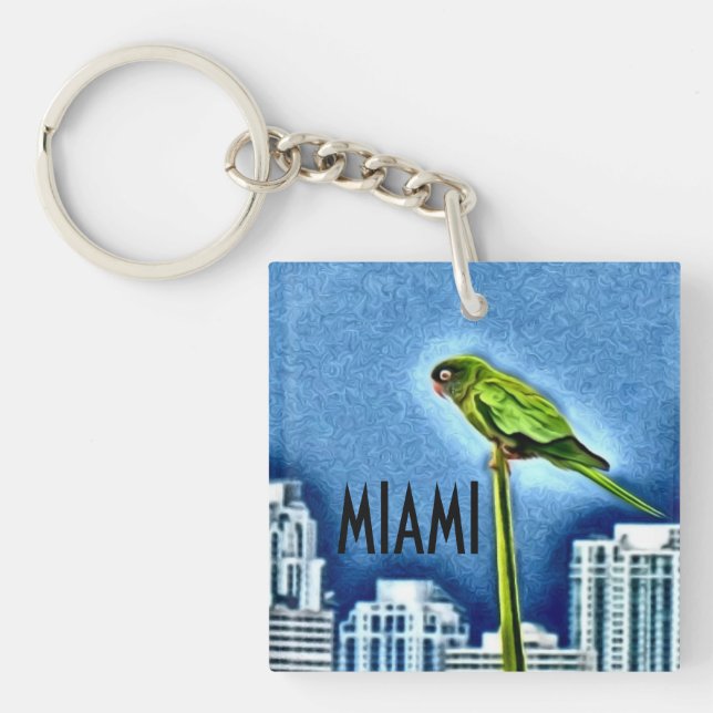 ~Miami Keychain~ MIAMI KEYCHAIN, CUSTOMIZE IT! Keychain (Front)