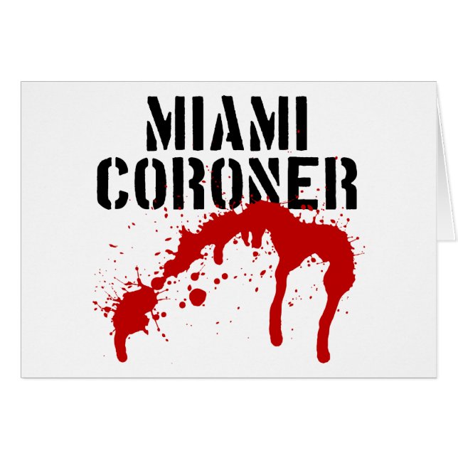 Miami Metro PD Coroner (Front Horizontal)
