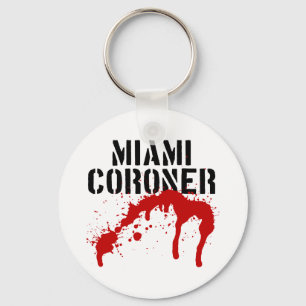 Miami Metro PD Coroner Keychain