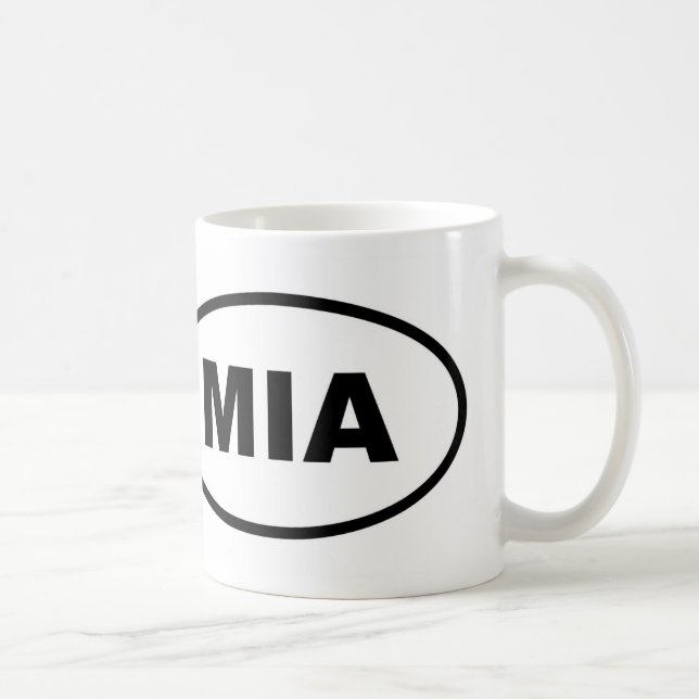Miami MIA oval Coffee Mug (Right)