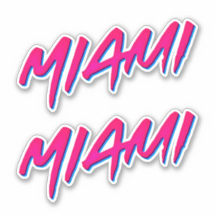 Miami Neon Colors New Retro Style Minimalism