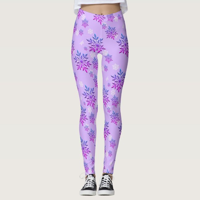 Miami Nights Christmas Leggings (Front)