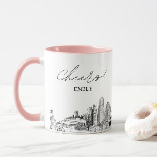 Miami Personalized Wedding Coffee Mug