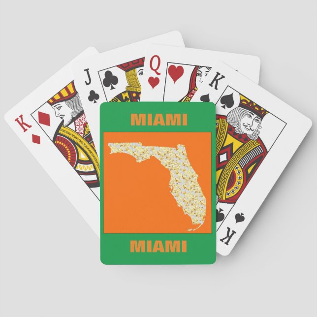 MIAMI PLAYING CARDS (Back)