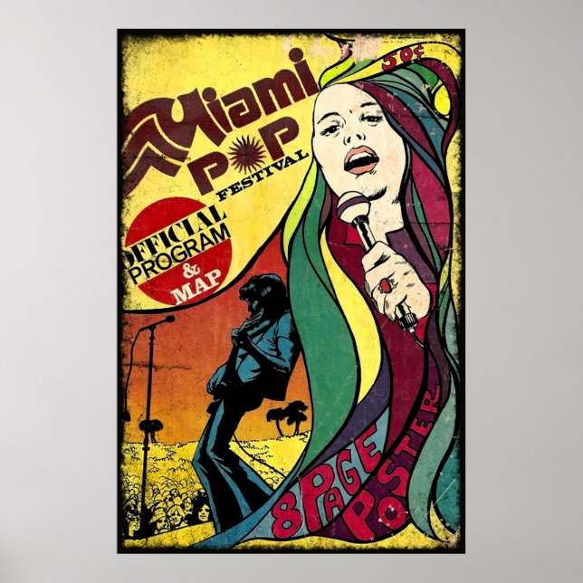 MIAMI POP FESTIVAL CLASSIC POSTER (Front)