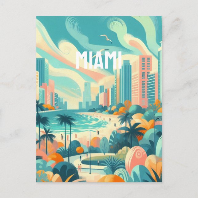 miami postcard (Front)