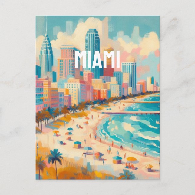 miami postcard (Front)