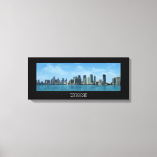 Miami Skyline Canvas Print